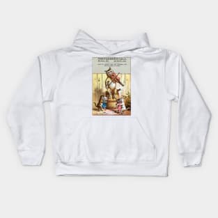 1882 Cats Square Dance Kids Hoodie